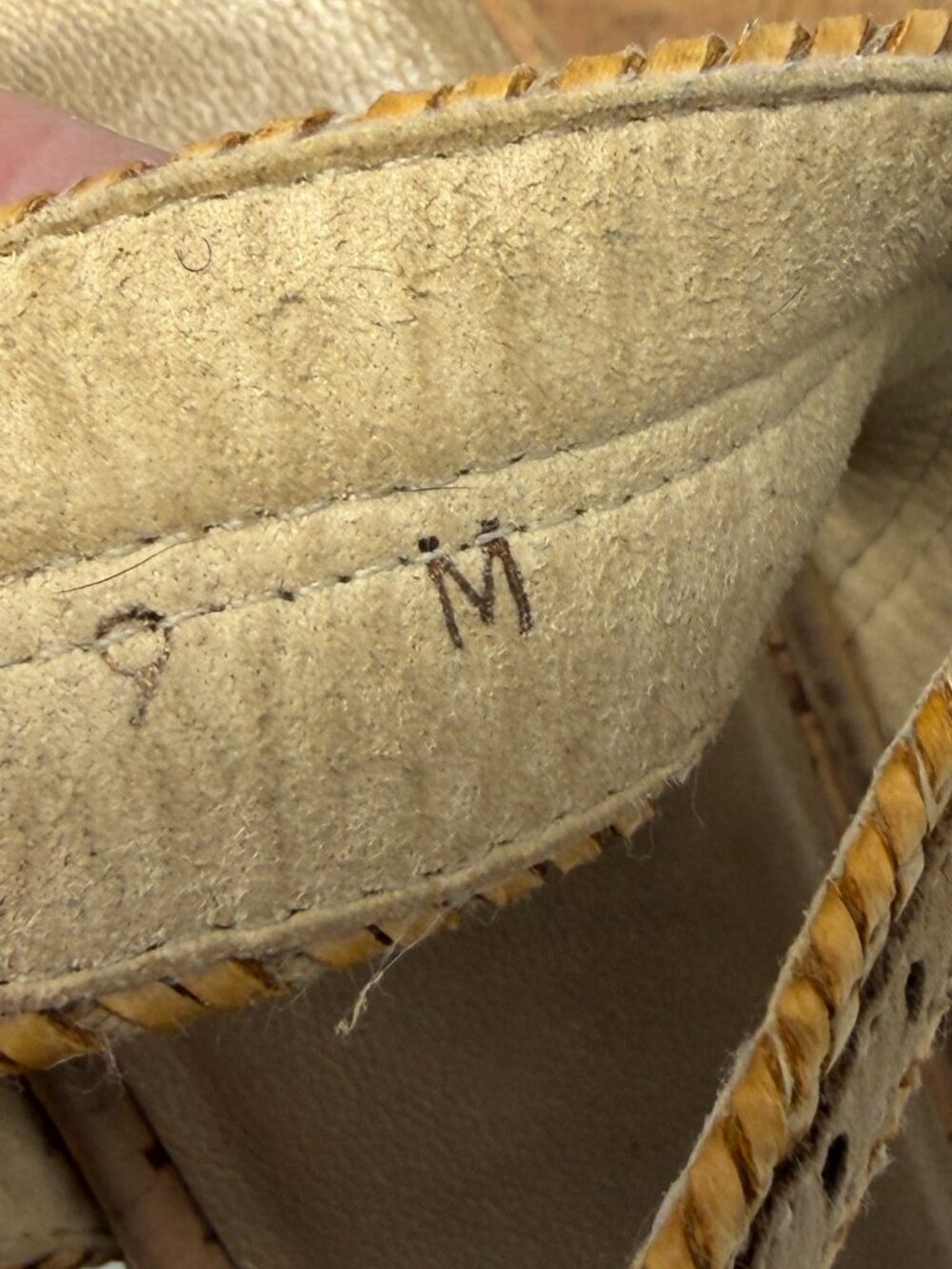Stuart Weitzman Minx espadrille wedge sandals 9 cork straw ankle strap heeled - Picture 12 of 14
